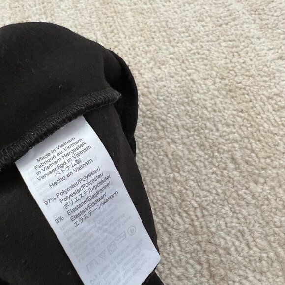 Madewell Texture and Thread Crepe Black Wrap Blouse Top S - Picture 10 of 11